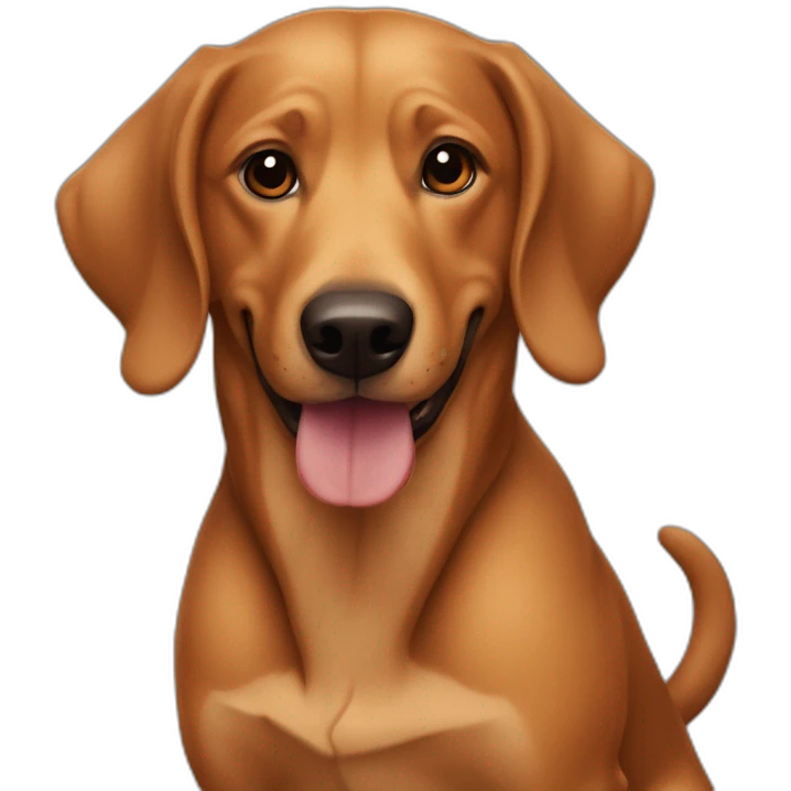 Perro salchicha emoji