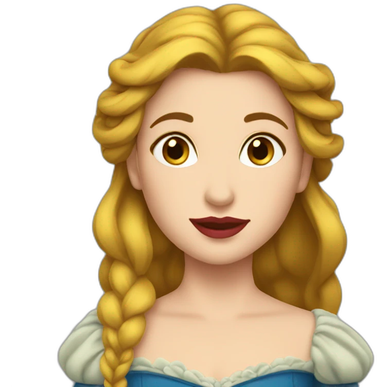 La belle et la bête emoji