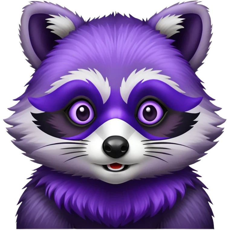 Purple raccoon  emoji