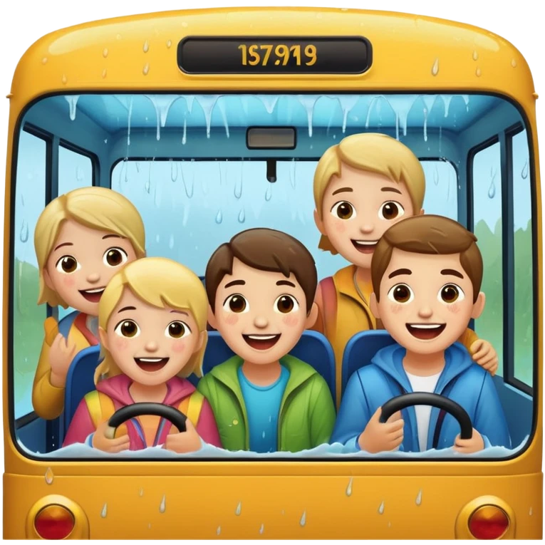 Детский автобус упал в реку, дети смеялись в захлёб emoji