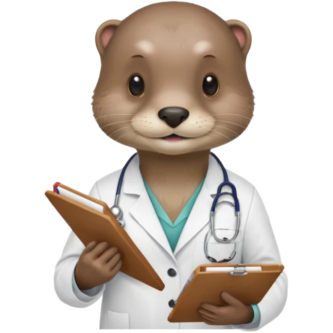 haz una nutria como nutriologa emoji