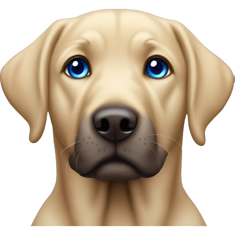 Labrador with blue eyes emoji