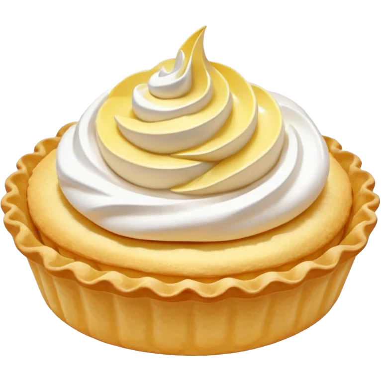 Lemon tartlet with meringue on top emoji