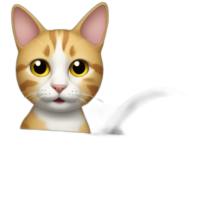 Cat in car emoji