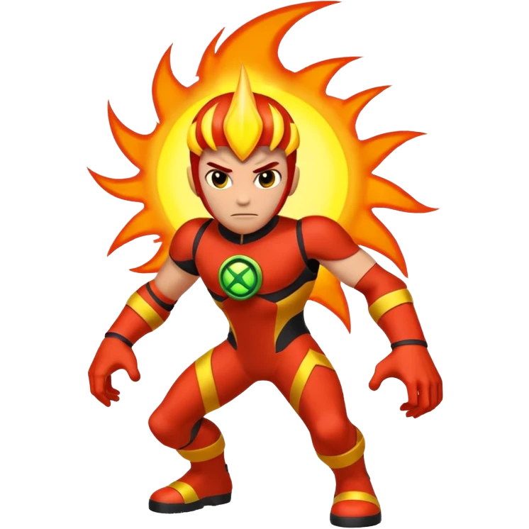 Heatblast from Ben 10 emoji