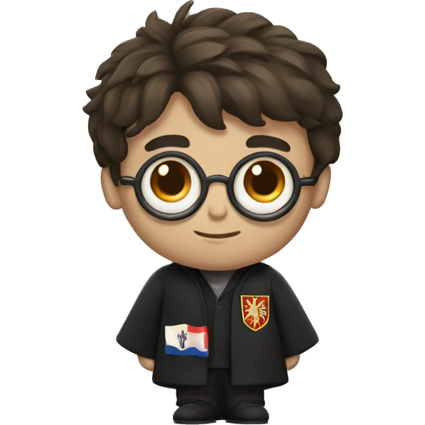 Harry Potter With A Serbian Emblem On Him emoji
