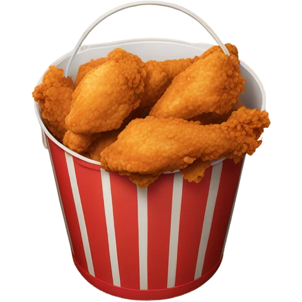 Bucket of chicken  emoji