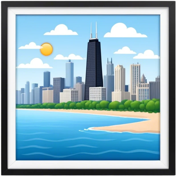 Chicago Lake Michigan emoji
