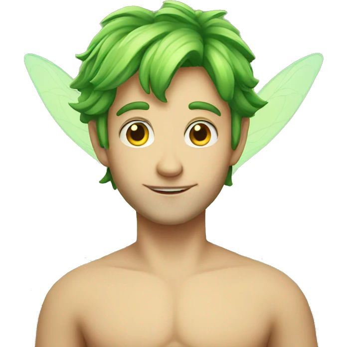 Male fairy emoji
