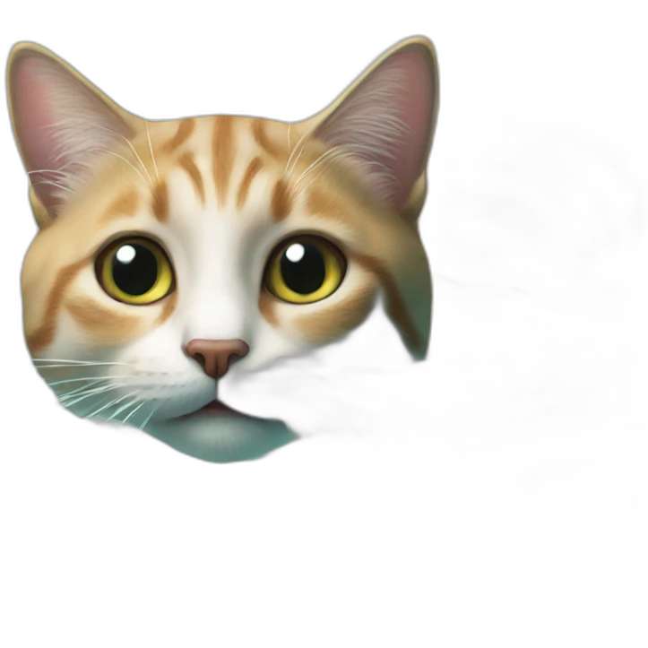A cat swimming  emoji