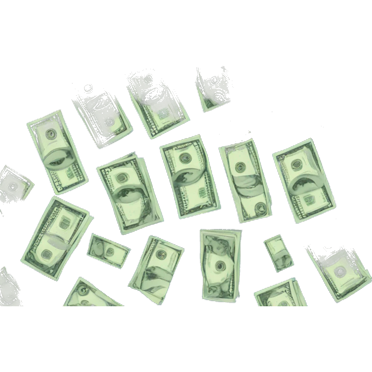 money color blue colones  emoji