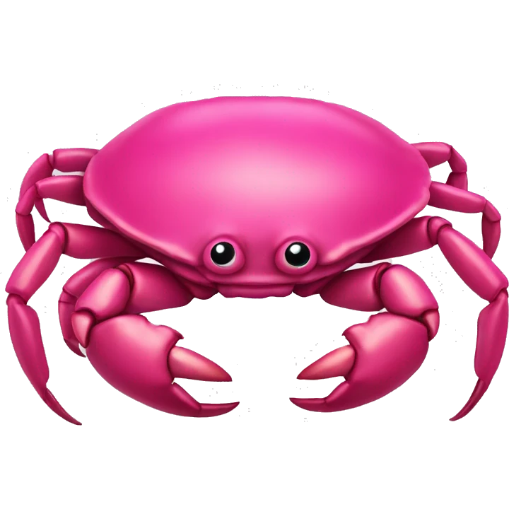 Hot Pink Crab emoji