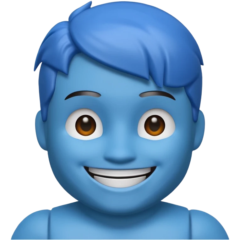 Roblox  blue emoji