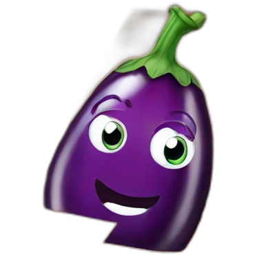 eggplant in pizza box emoji