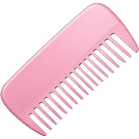 soft pink comb emoji