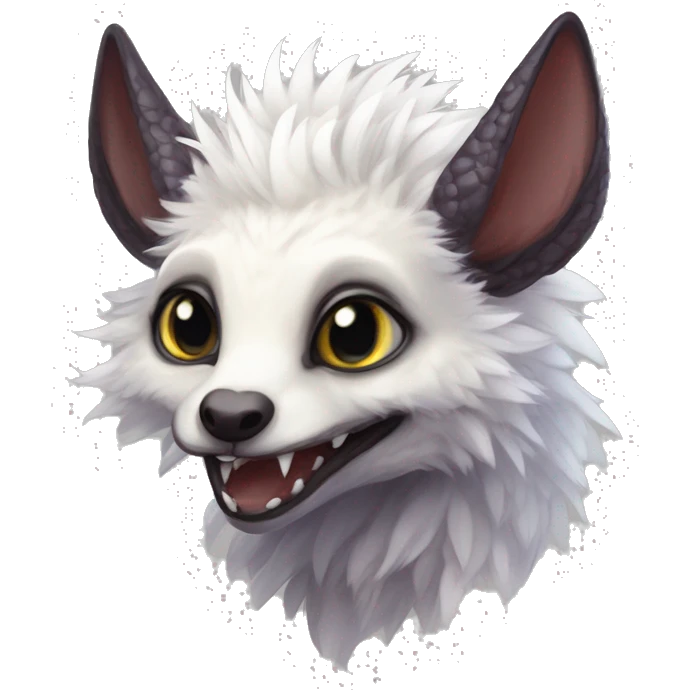  Scaly Cute Edgy Realistic Rare Fantasy Fluffy Slim Vernid-Trico-Melprin-species by LiLaiRa, by Falvie, full body emoji
