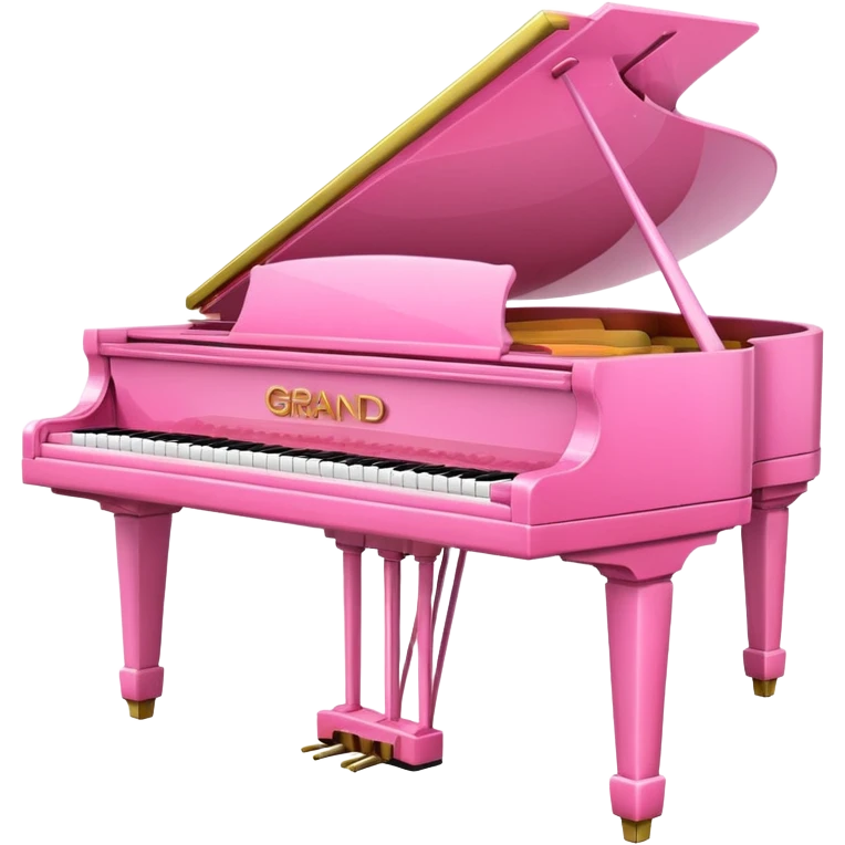 pink piano emoji