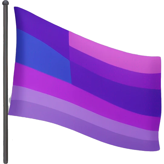 Bisexual flag IOS emoji