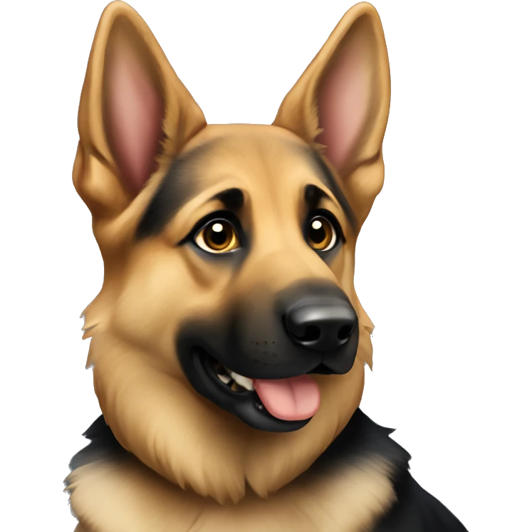 German Shepherd litter emoji