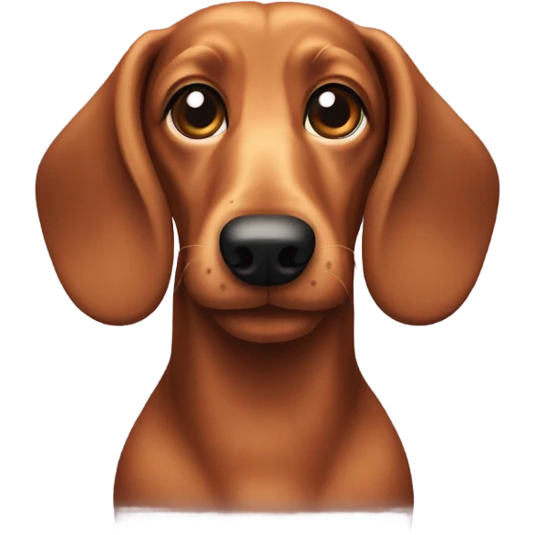 dachshund with a beard  emoji