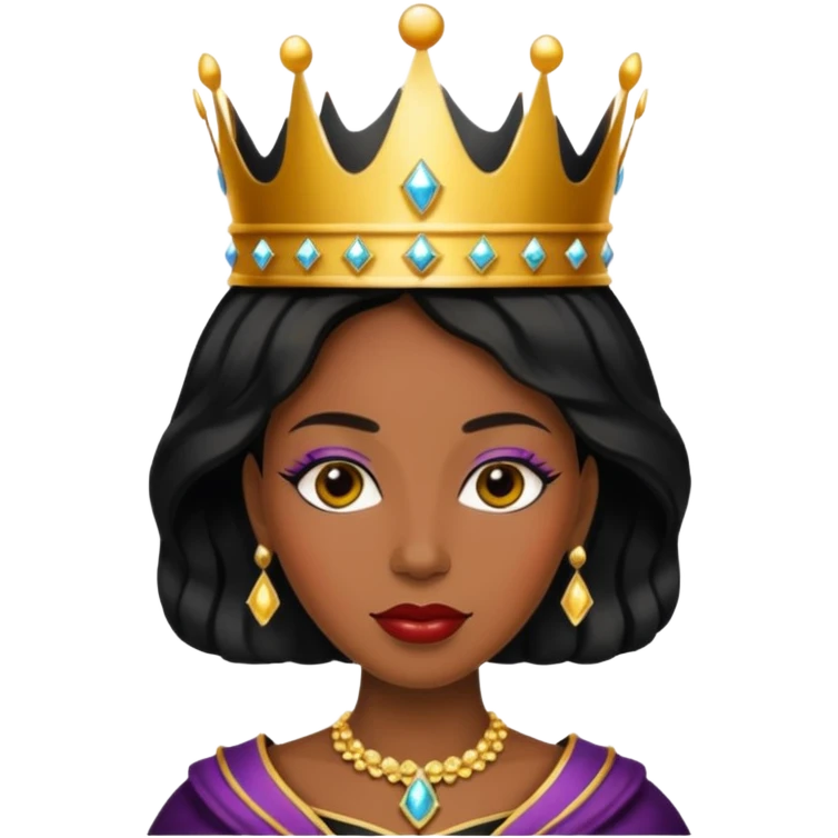 Black queen  emoji