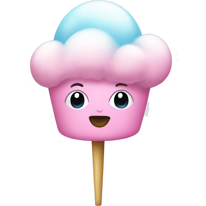 candy floss emoji