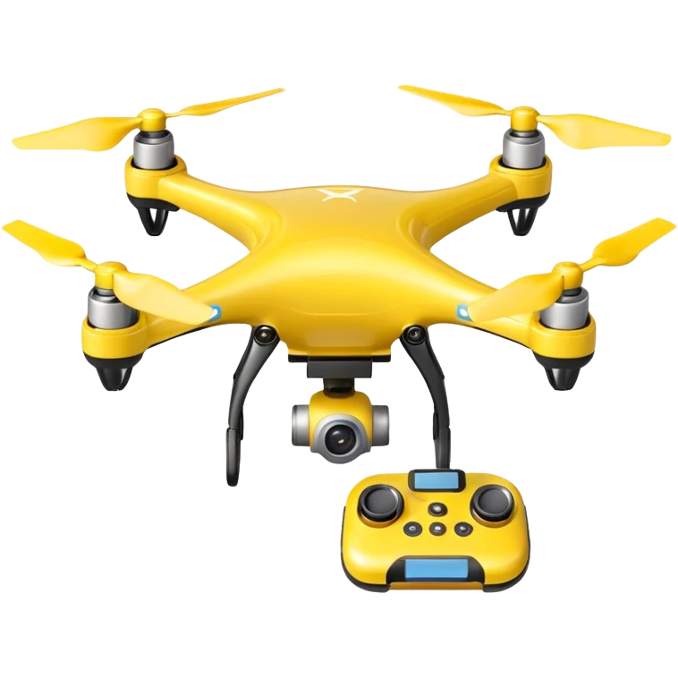 Yellow Drone – battery pack, Courier Drones. emoji