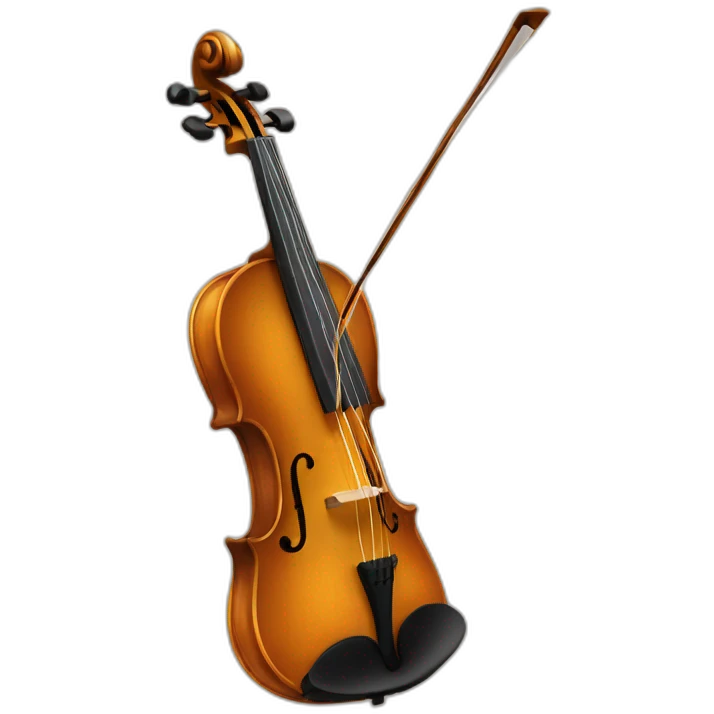 Erlandskian Arabic triangle shape violin Instrument Ethnic emoji