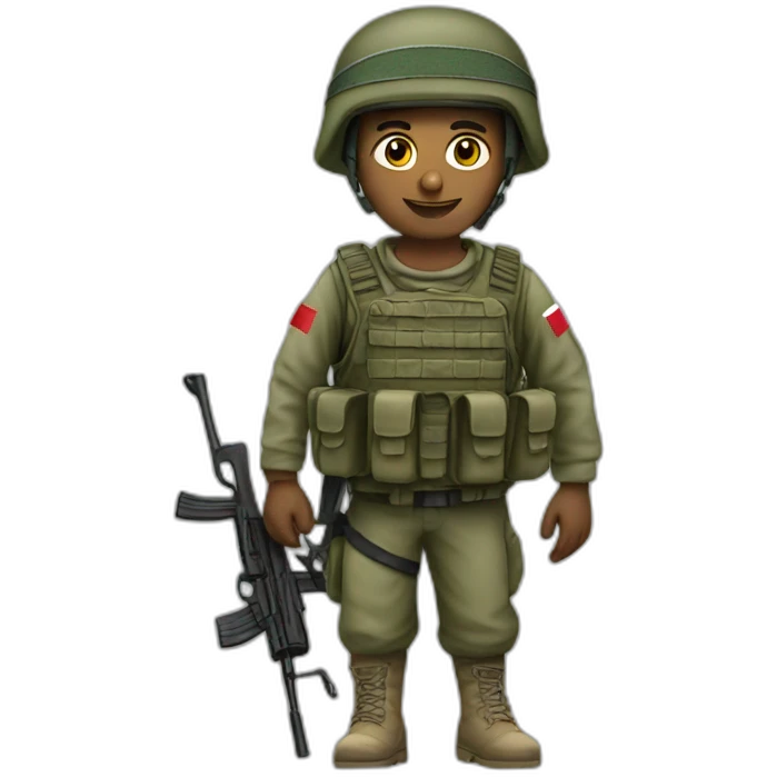 Palestinian-soldier emoji