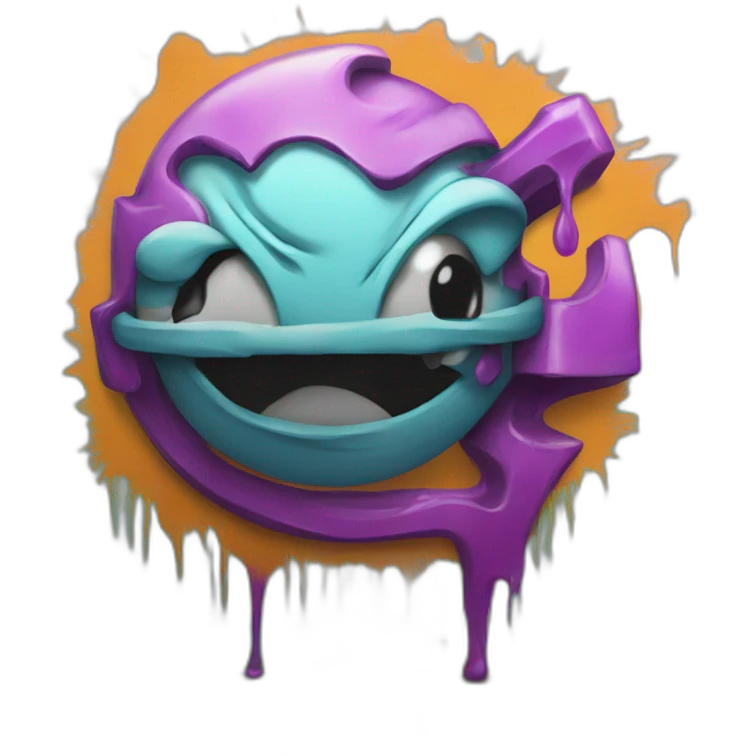 graffiti of the words "good game" emoji