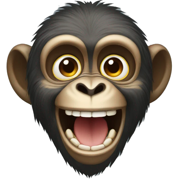 MACACO ESPERTO E SORRIDENTE emoji