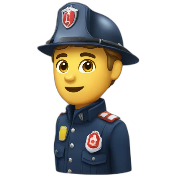 Pompier paris emoji