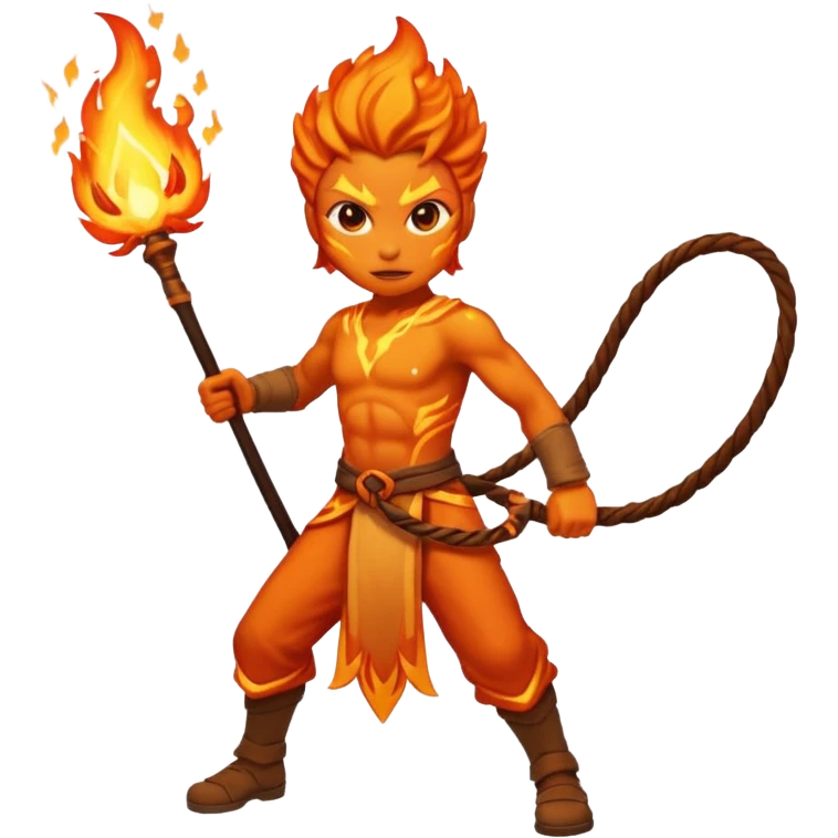 fire elemental long whip emoji