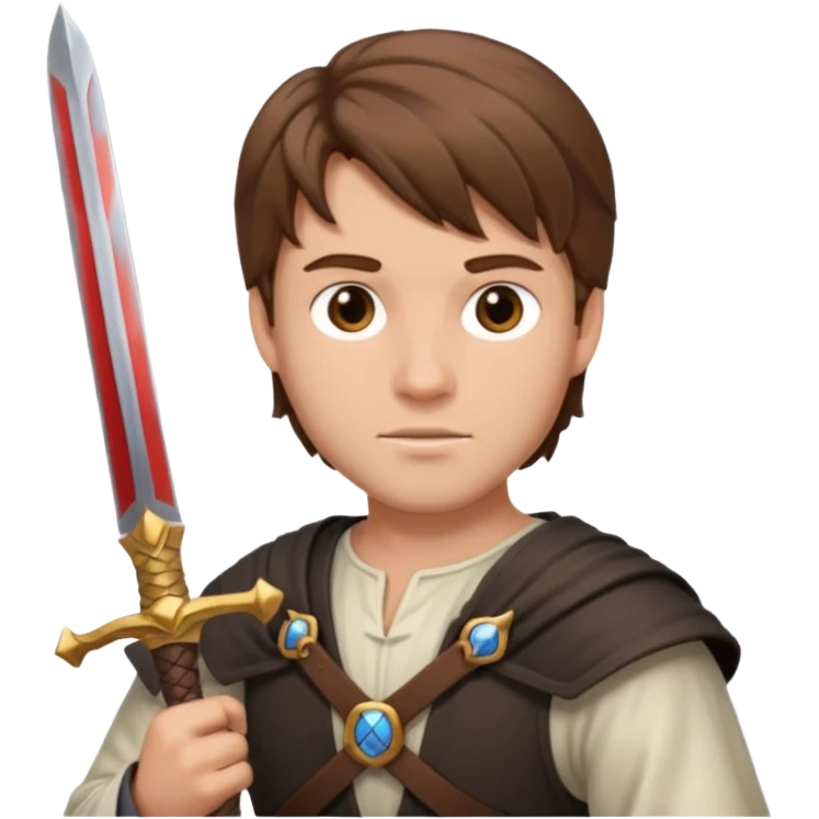 a man holding sword emoji