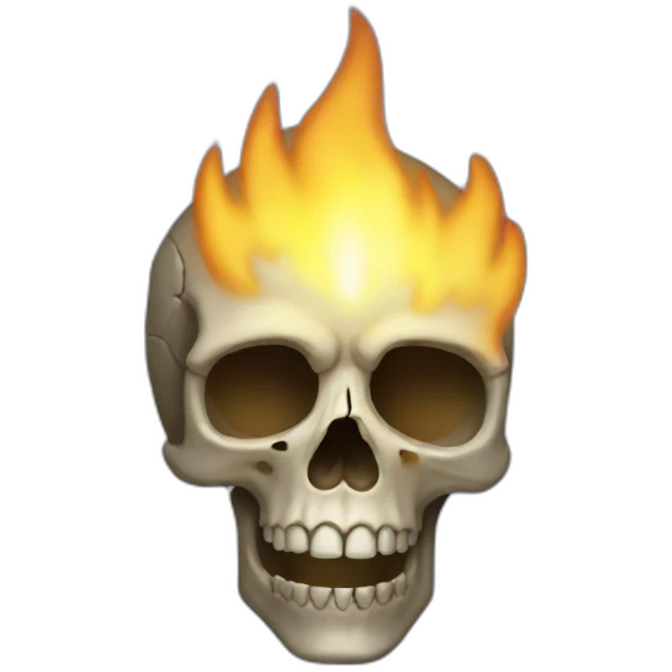 skull-torch emoji