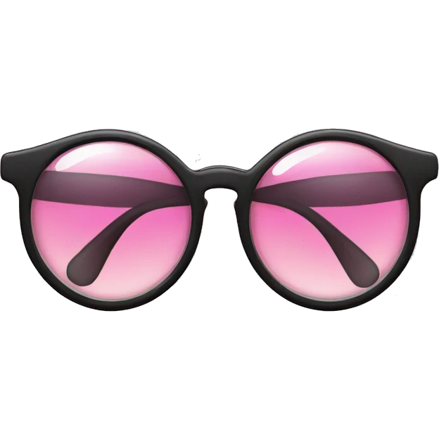 Lentes rosas emoji
