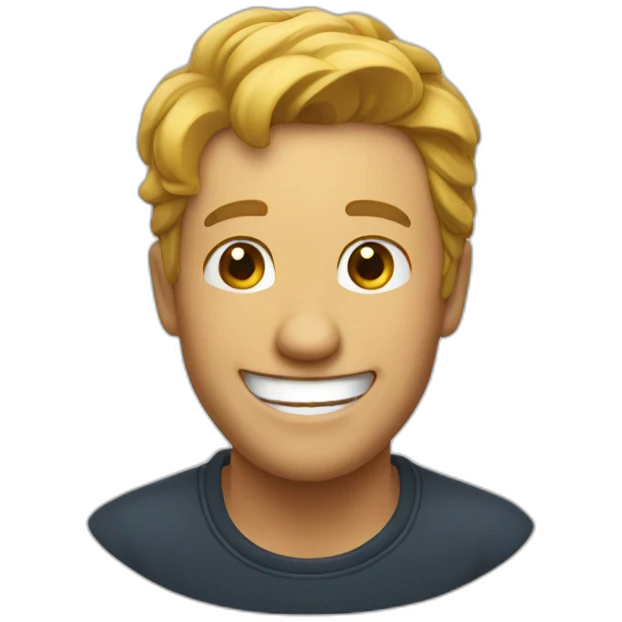 Laughting man emoji