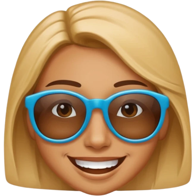 smiling face with sunglasses emoji