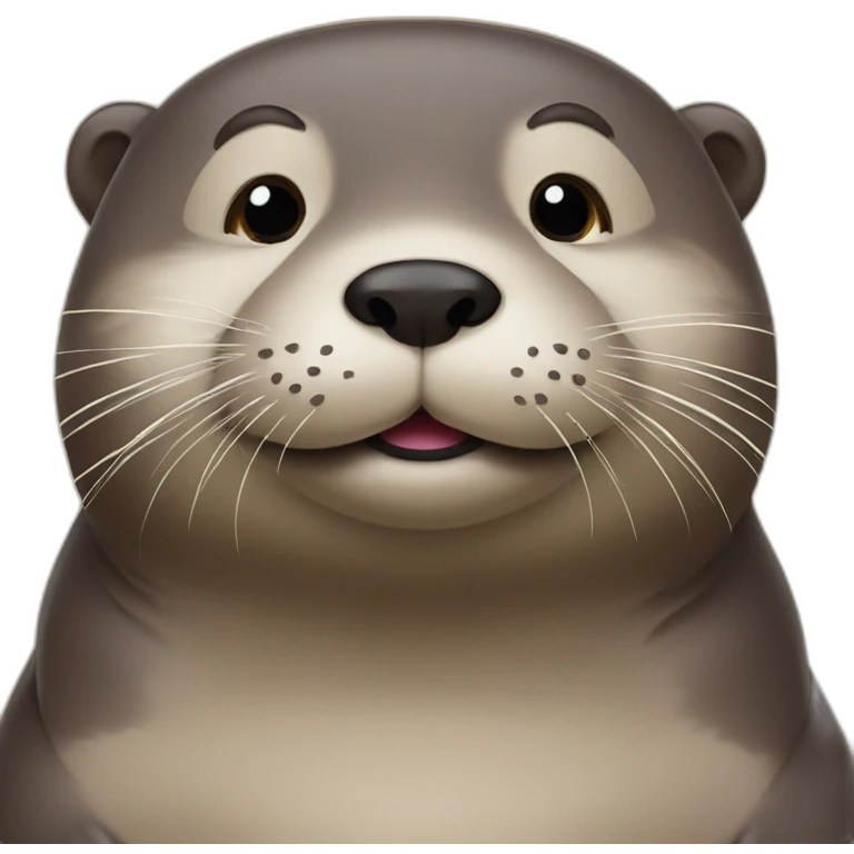 chubby otter emoji