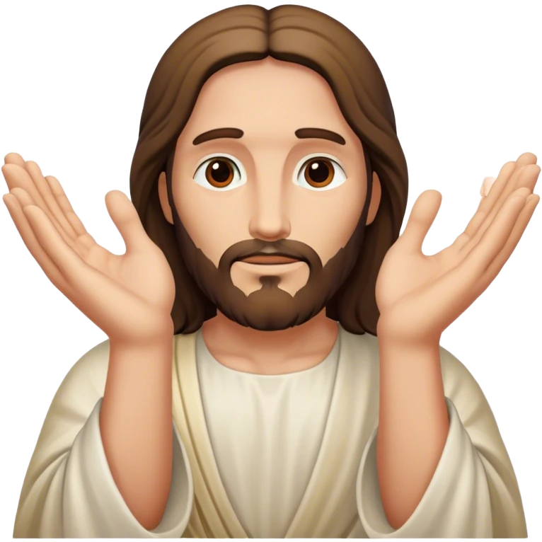 Jesus’s hands  emoji