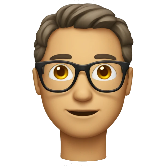 glasses man emoji