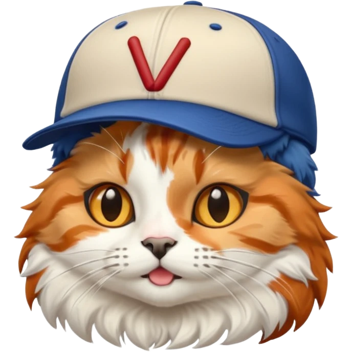 Gato de boné emoji