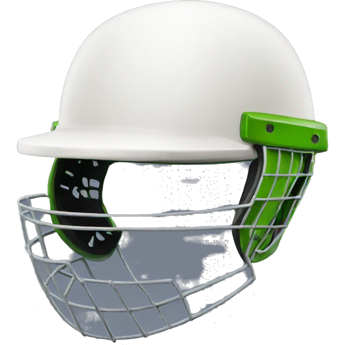 Cricket helmet emoji