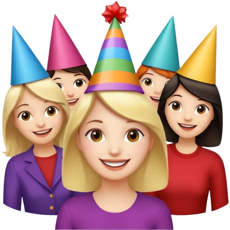 make a beautiful women who has lots of Freund's and very talkative emoji