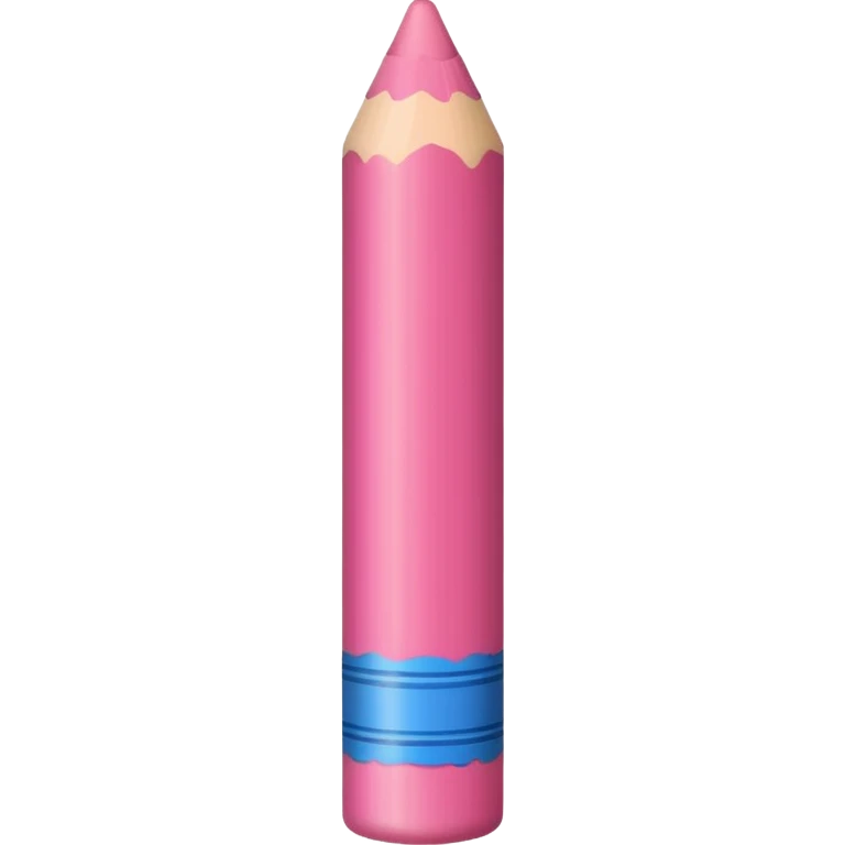 Pink crayola crayon 🖍️  emoji
