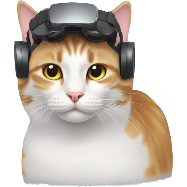 Cat with vr  emoji