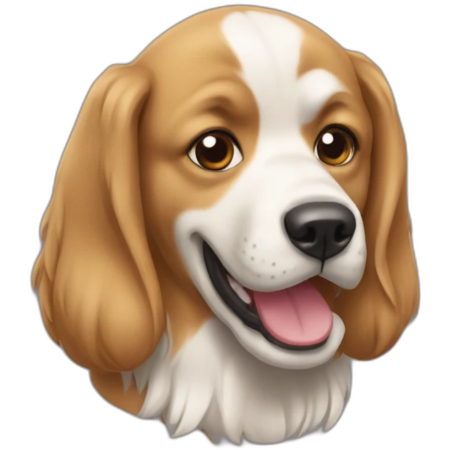 chien qui mange emoji