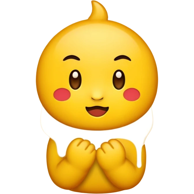 生成一个比熊的小狗emojis emoji