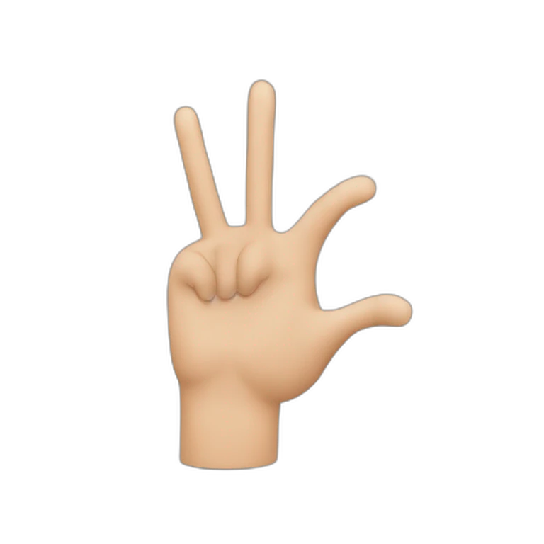 Mensch Zeigefinger nach oben zeigt emoji