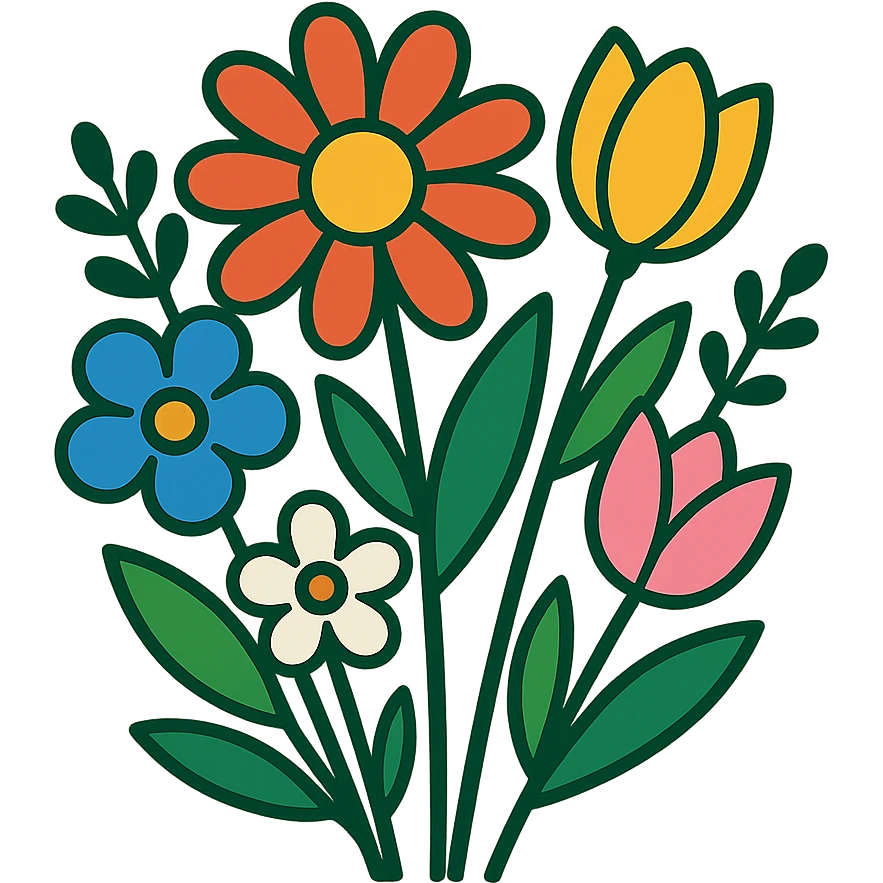springtime flowers emoji